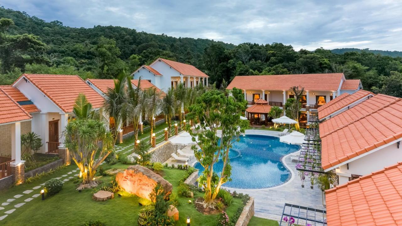 Bungalow Sáng Tươi Mountains Phú Quốc Ngoại thất bức ảnh